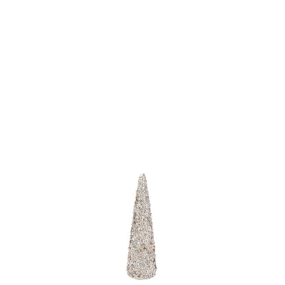 Kegel Pailletten Schuim Champagnekleurig Small H46cm J-Line