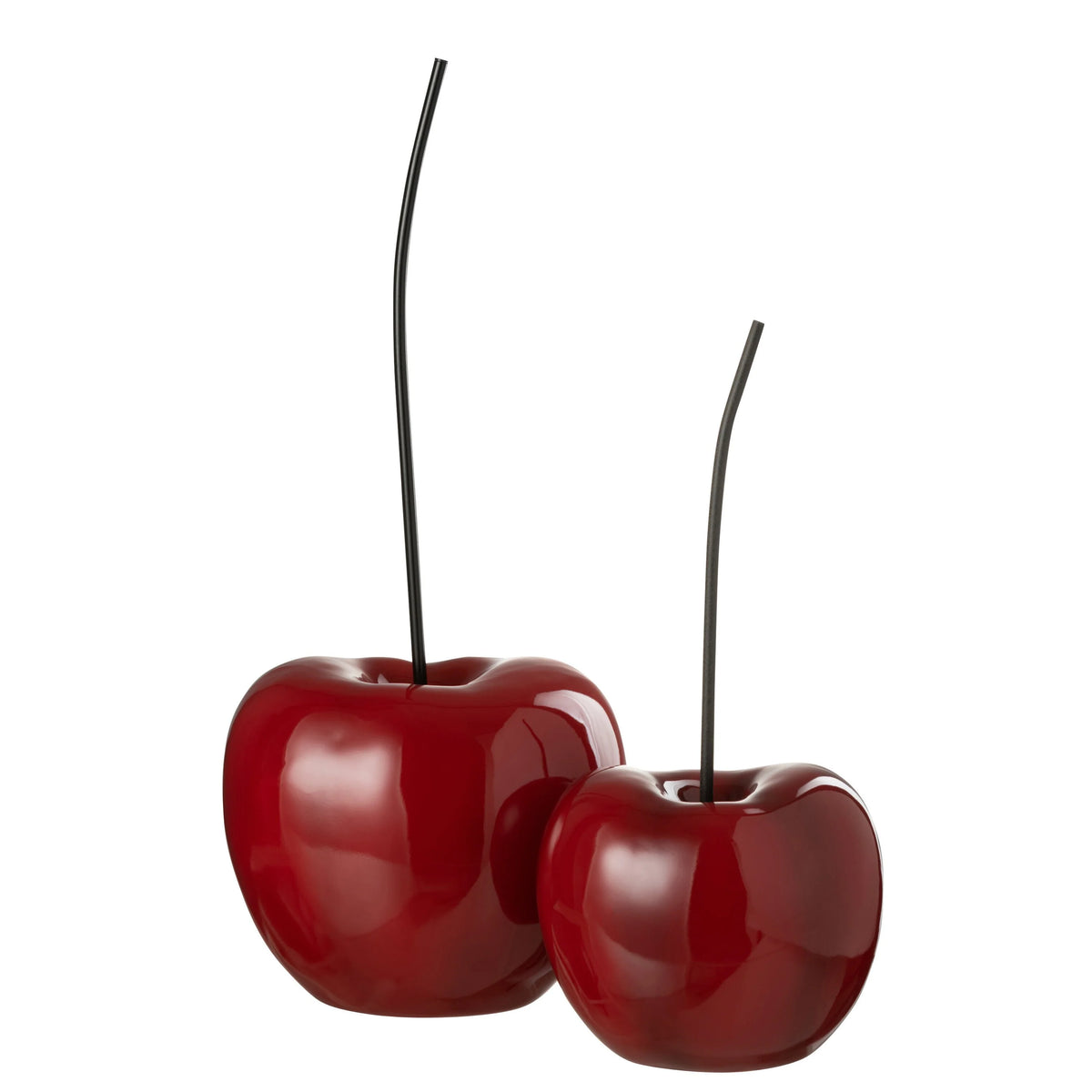 Kers Resine Blinkend Rood Small 20x17x42cm J-Line