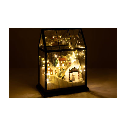 Kerstdorp Led Glas Multicolor Medium J-Line
