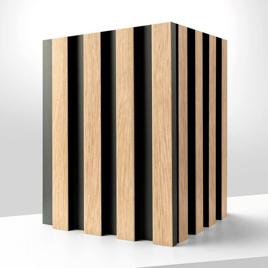 Lamelio Houtlook Wandpaneel - Vasco Eiken Goud - Lamelio - Lamelio - livinglovely.nl