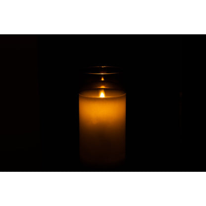 Ledlamp Blinkend Glas Grijs Medium