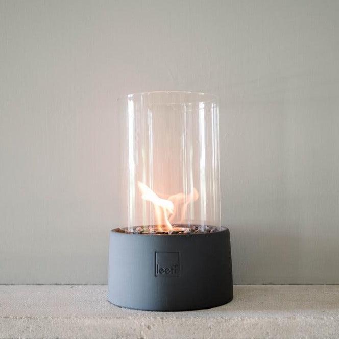 Leeff Stonefire Grijs - Buitenhaard - LEEFF - livinglovely.nl