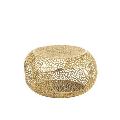 Luxe Gouden Aluminium Salontafel Small J-Line