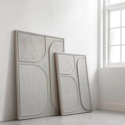 Must Living Wandpaneel Lorcan Cream Large - Wandpaneel - MUST Living - livinglovely.nl