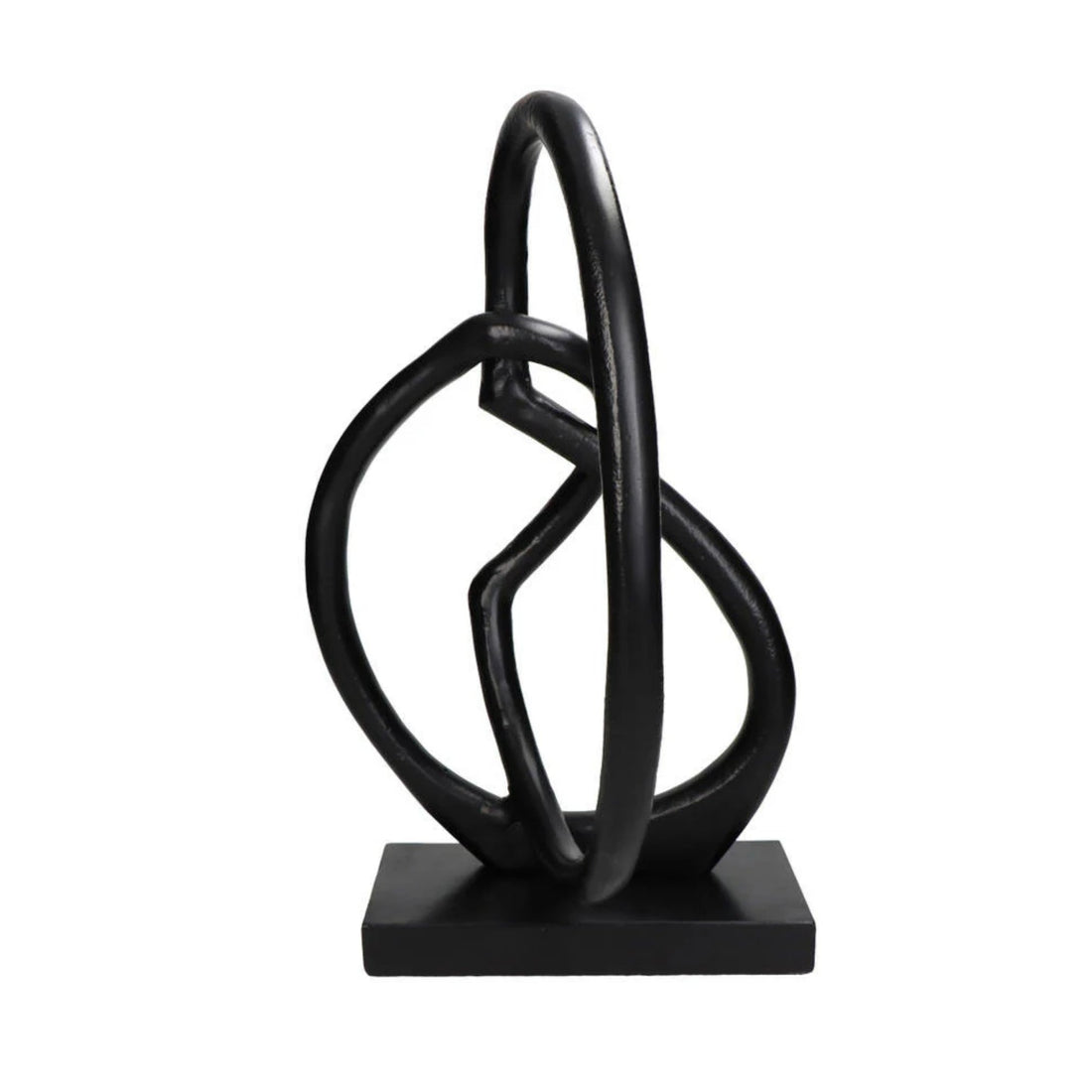 Ornament Zwart 25x15x41cm - Beeld - Living Lovely - livinglovely.nl