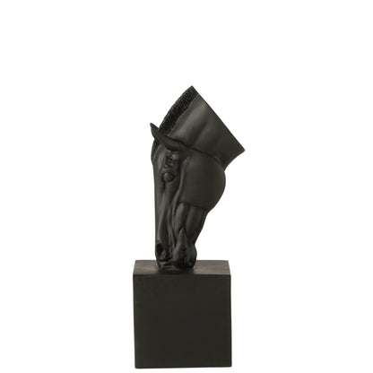Paard Op Voet Zwart Small J-Line