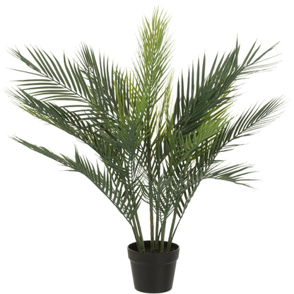 Palmboom In Pot Kunstmatig Groen 60x93x65cm - Kunstplant - J-Line - livinglovely.nl