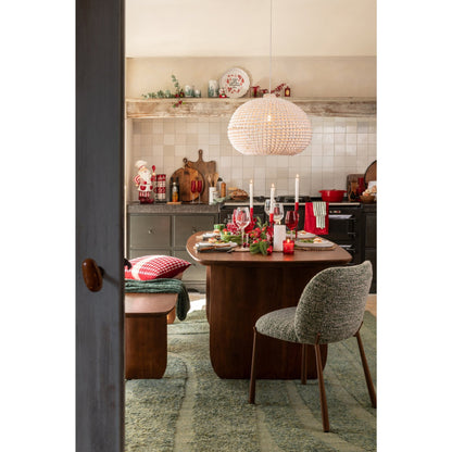 Plafondlamp Rond Metaal Getwist Wit J-Line