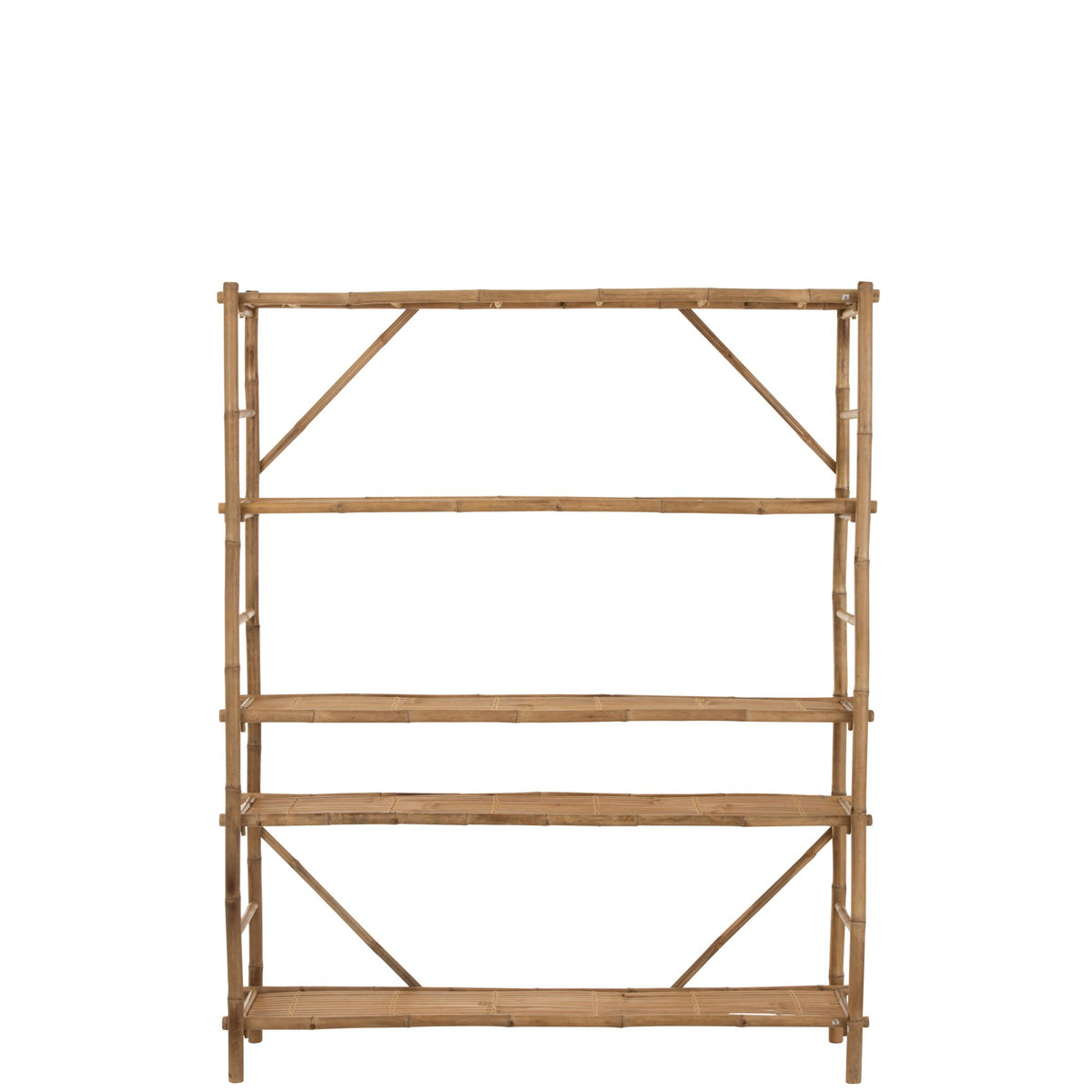 Rek 5 Planken Bamboe Naturel J-Line