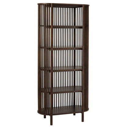 Rek Conie 5 Planken Mangohout Donkerbruin J-Line