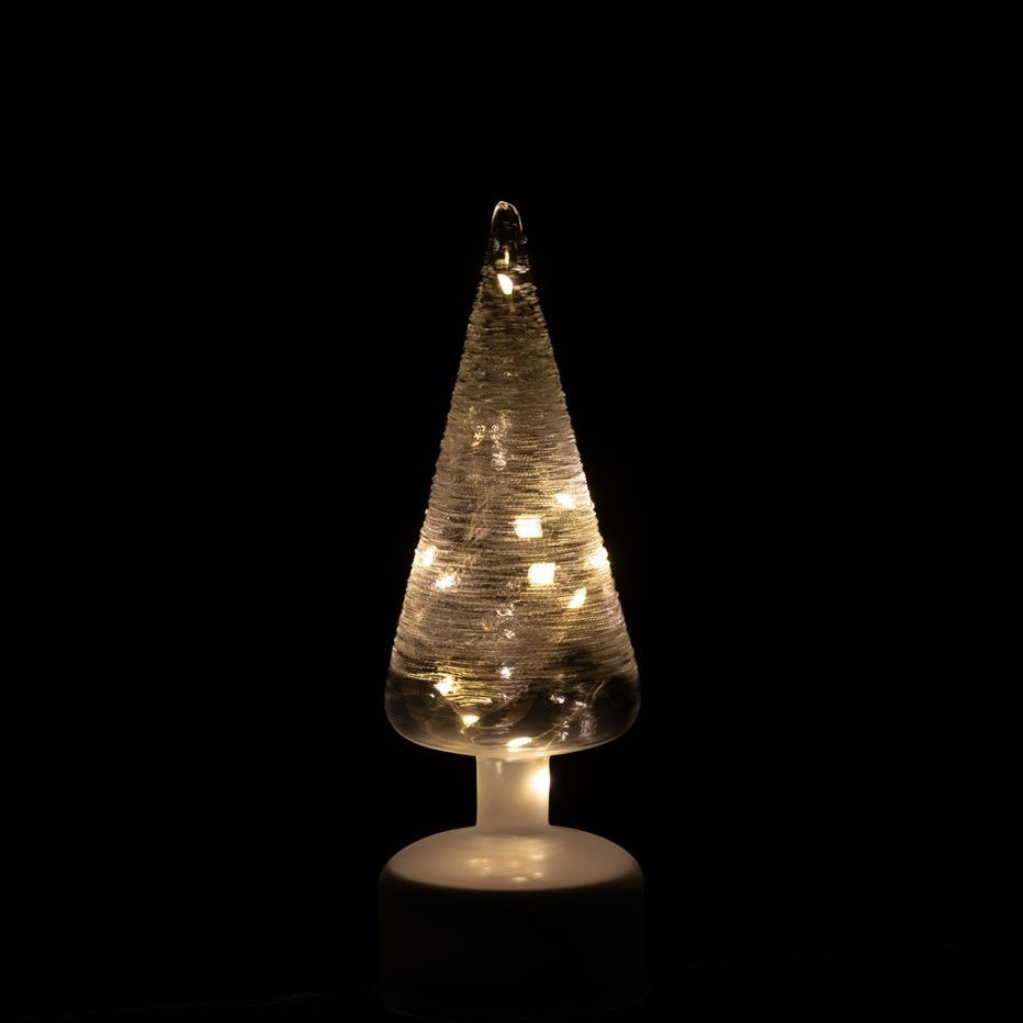 Boom Led Draaiend Glas Wit/Transparant Set van 2 J-Line