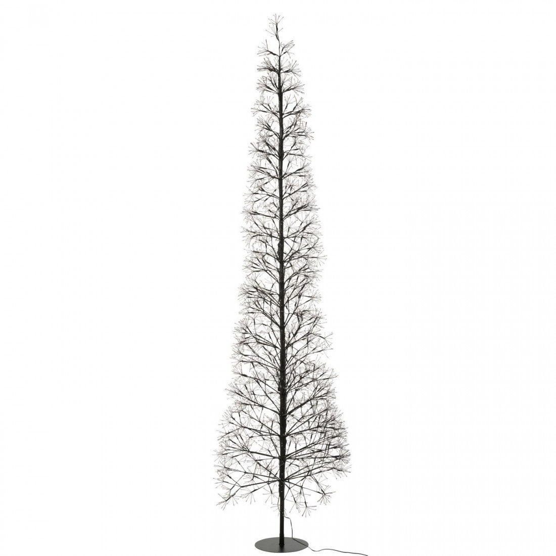 Kerstboom Led Warm Witte Lichten Ijzer Zwart Extra Large H240cm J-Line