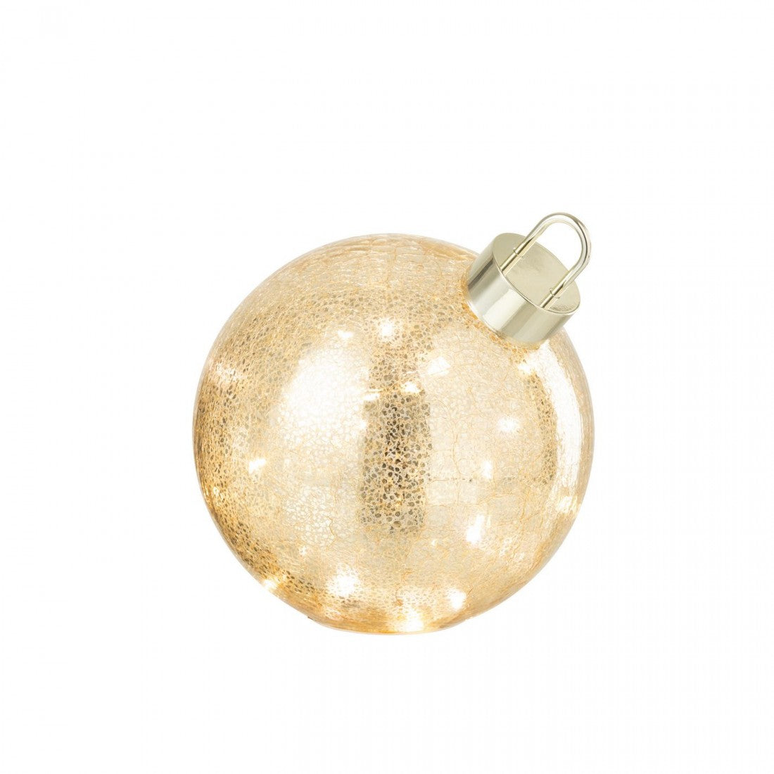 Kerstbal Led Glas Goudkleurig Medium J-Line