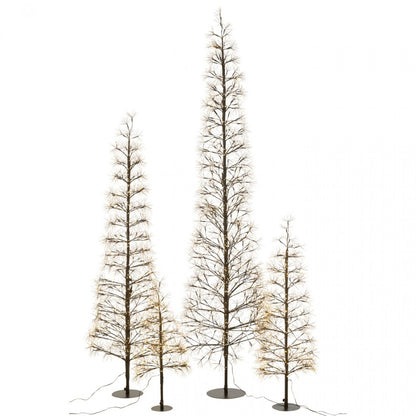 Kerstboom Led Warm Witte Lichten Ijzer Zwart Extra Large H240cm J-Line