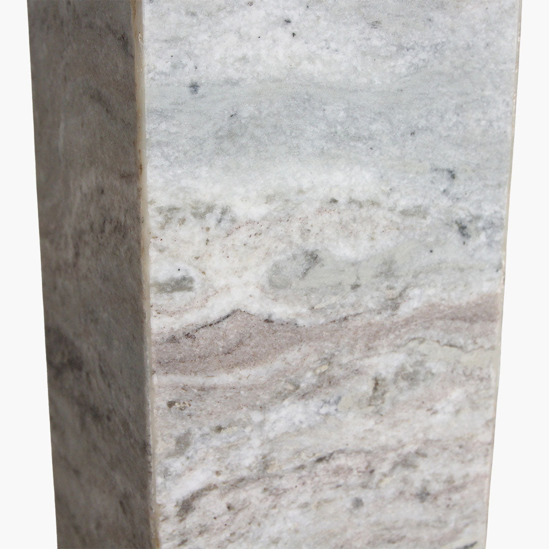 Lampvoet Fantasy Bruin Marmer Vierkant Raw Materials
