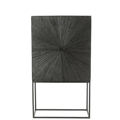 Barkast Shanil Hout/Ijzer Zwart J-Line