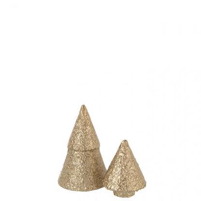 Kerstboom Aluminium Goudkleurig Set van 2 J-Line