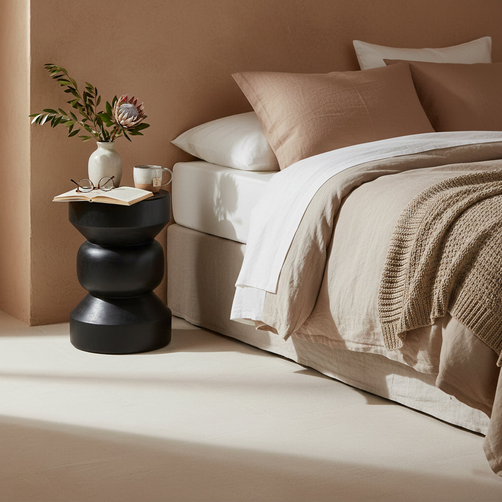 Forma side table Ritari Zwart Raw Materials