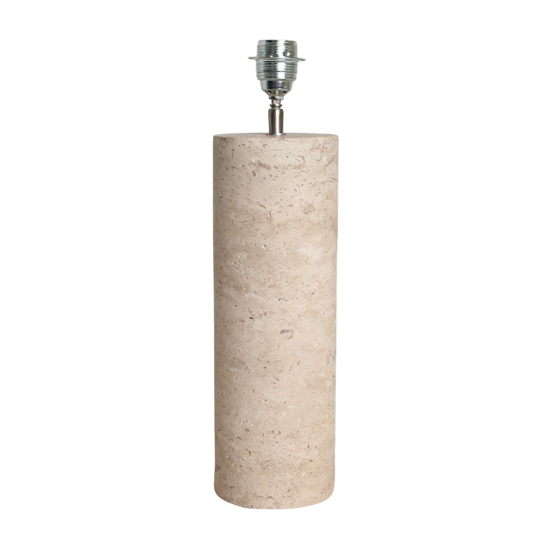 Lampvoet Travertine Rond Raw Materials