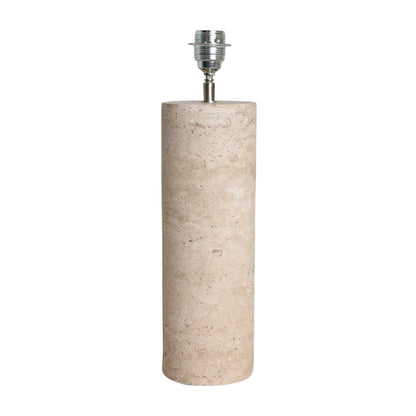 Lampvoet Travertine Rond Raw Materials