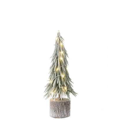 Kerstboom A+Led Kunststof Sneeuw Groen Medium H45cm J-Line