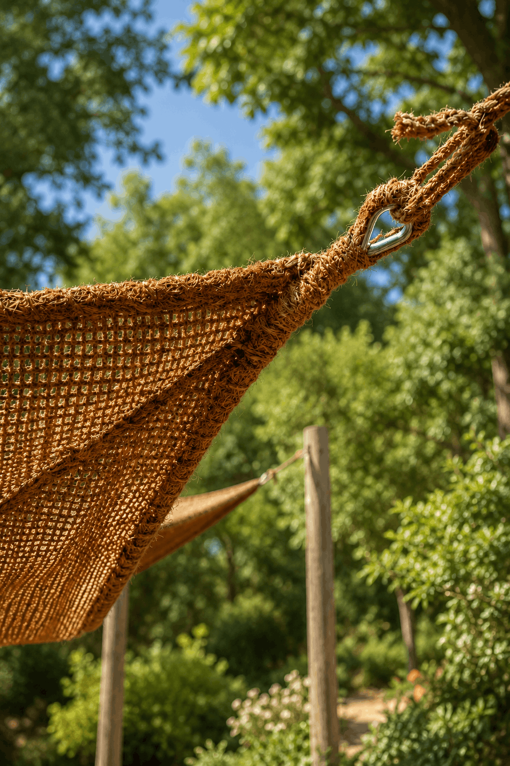 Schaduwdoek Coco Rechthoekig Naturel 400x300 Bazar Bizar
