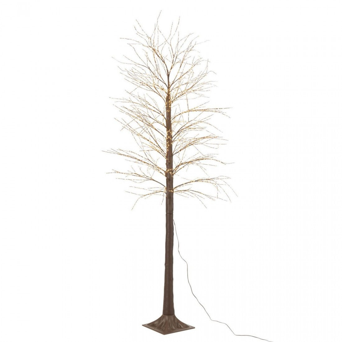 Kerstboom 3000 Led Plastiek Bruin Large H210cm J-Line