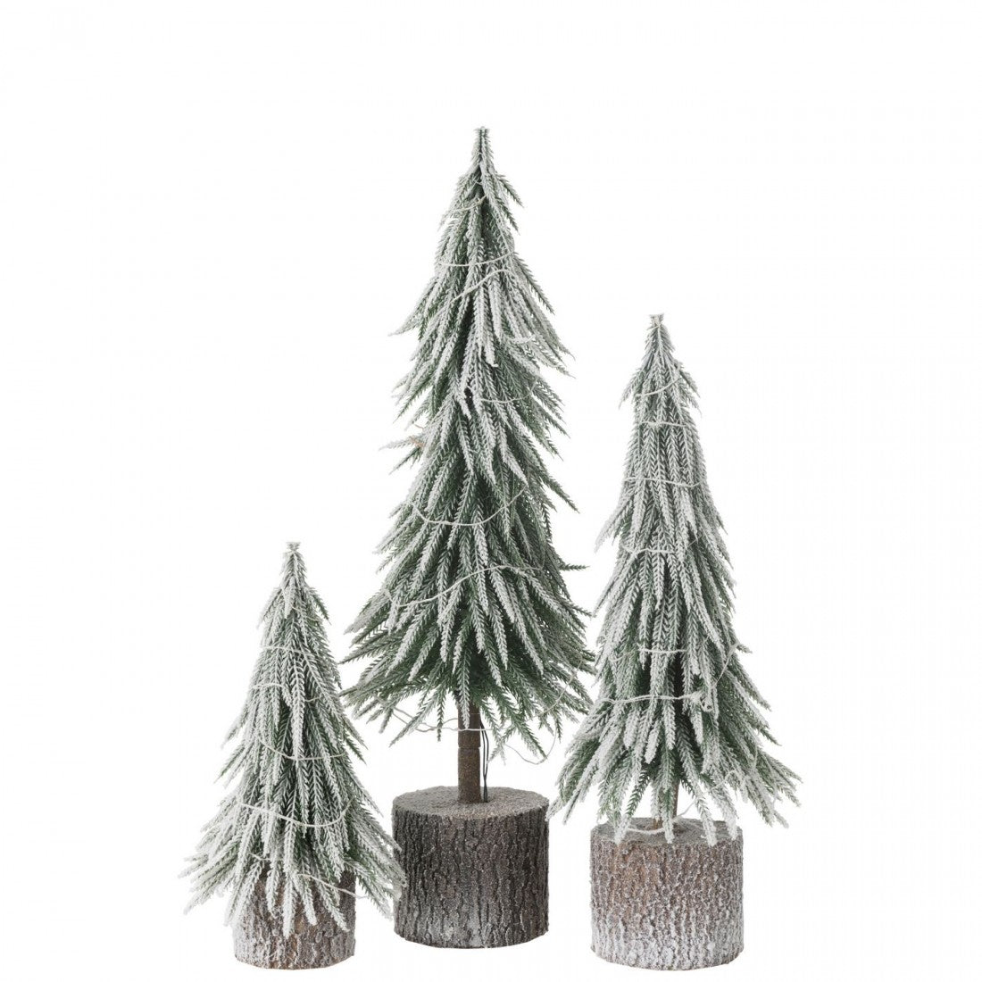 Kerstboom A+Led Kunststof Sneeuw Groen Medium H45cm J-Line