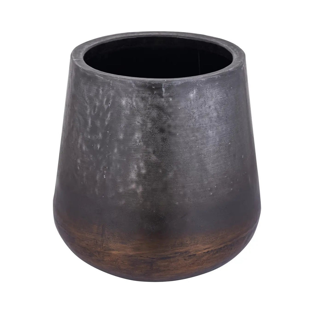 Nouska Black Aluminum Pot With Copper Bottom L PTMD