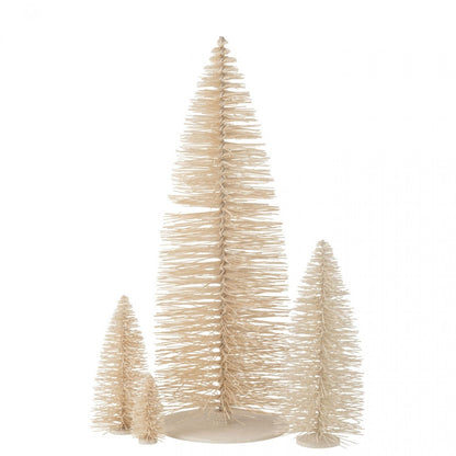 Kerstboom Decoratief Glitter Hout Wit Extra Large H140cm J-line