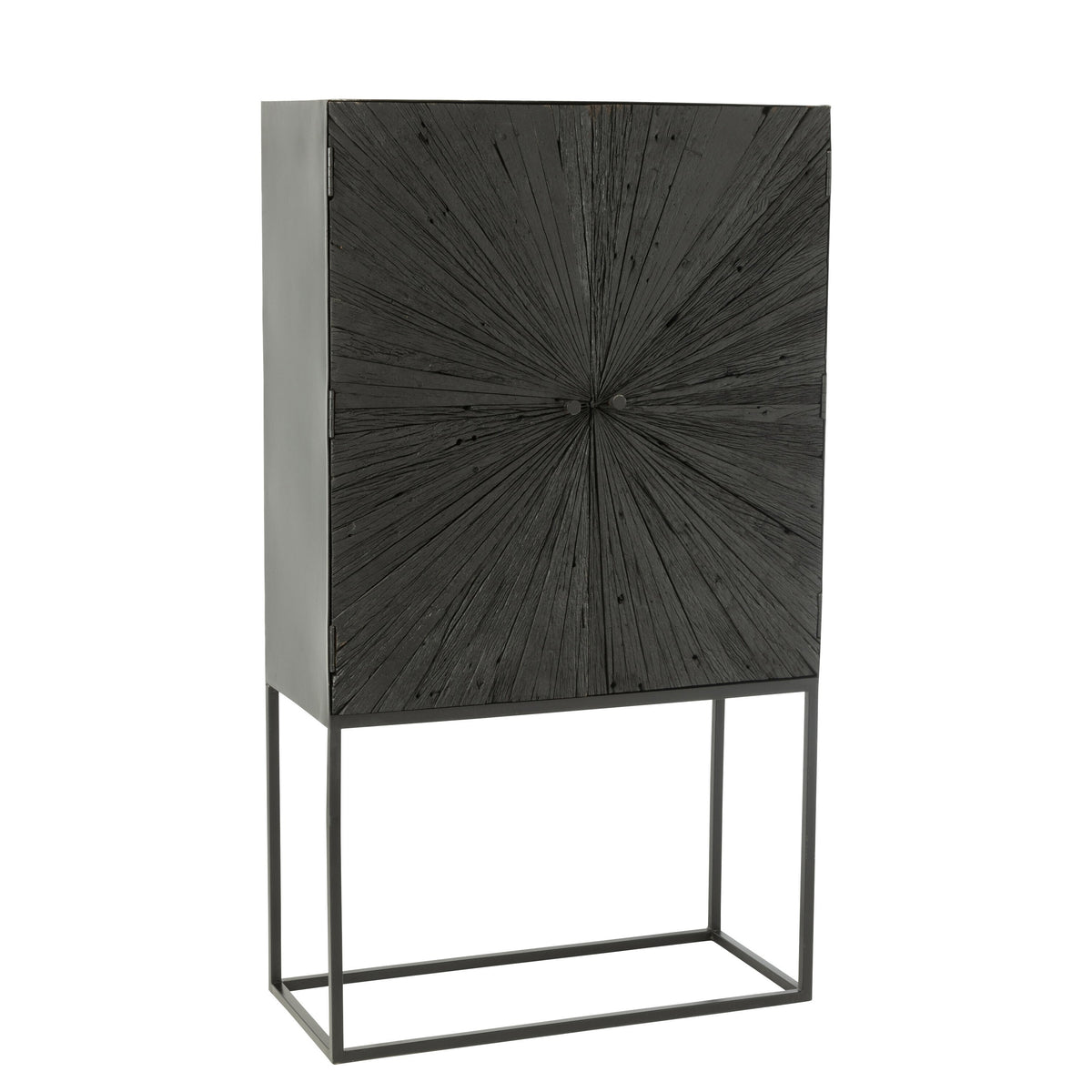 Barkast Shanil Hout/Ijzer Zwart J-Line