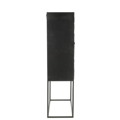 Barkast Shanil Hout/Ijzer Zwart J-Line