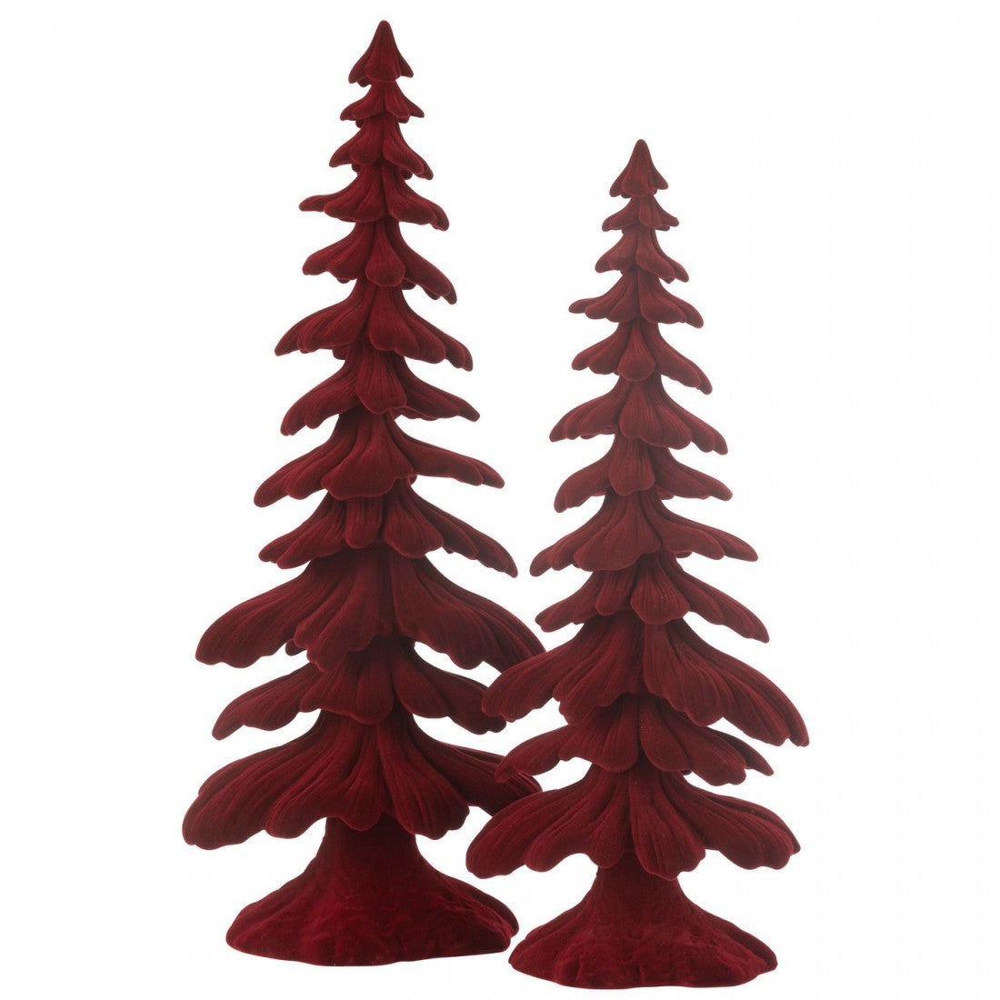 Denneboom Velours Resine Rood Small J-Line