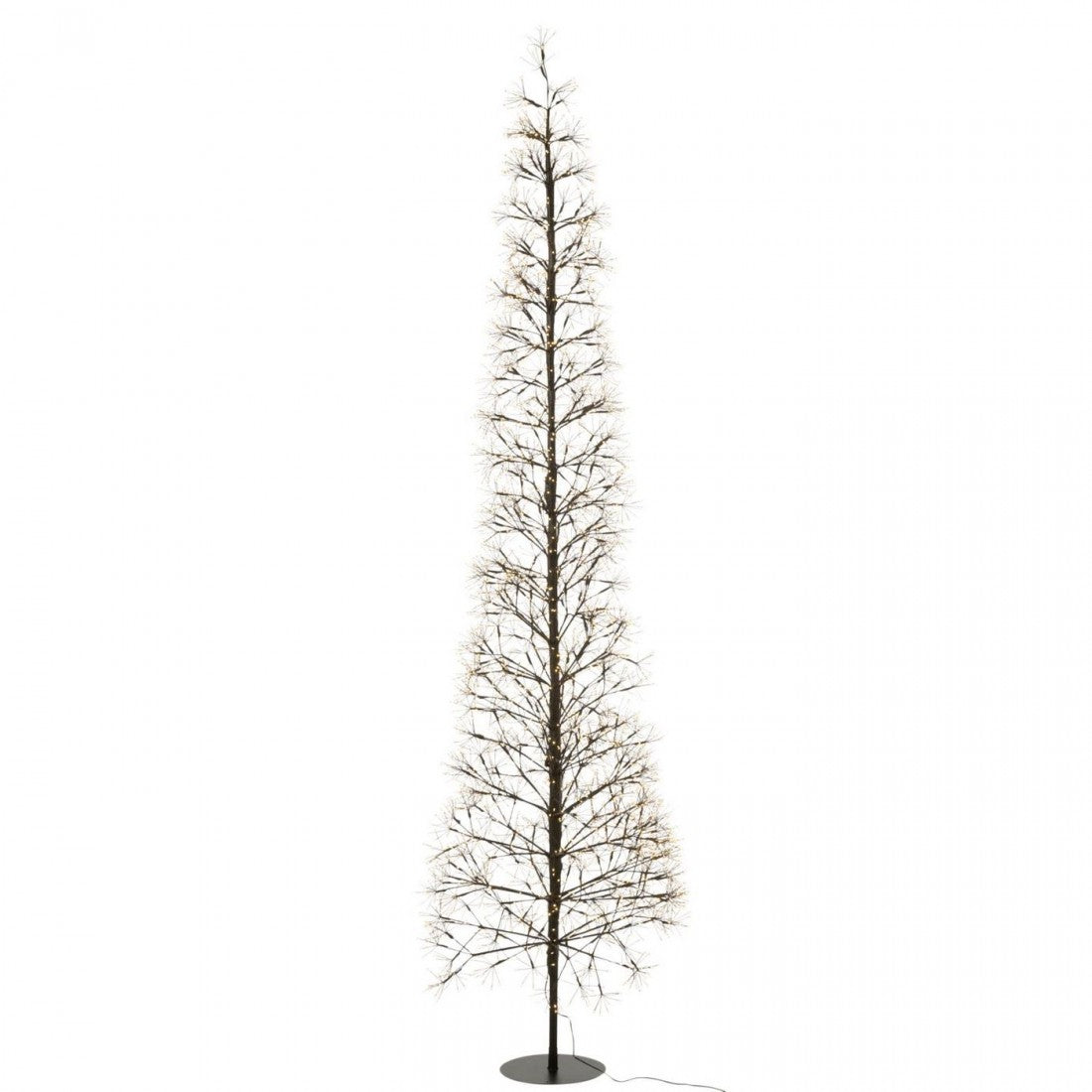 Kerstboom Led Warm Witte Lichten Ijzer Zwart Extra Large H240cm J-Line