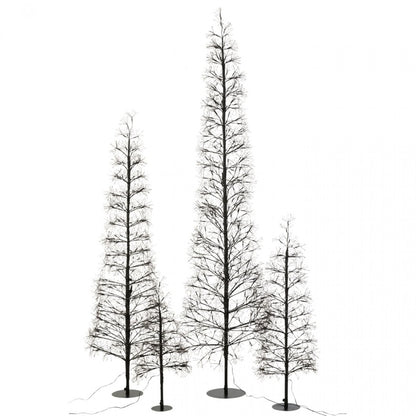 Kerstboom Led Warm Witte Lichten Ijzer Zwart Extra Large H240cm J-Line