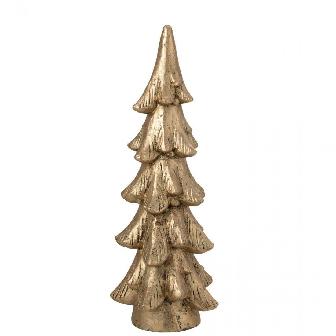 Kerstboom Ronde Basis Magnesium Goudkleurig H74cm Large J-Line