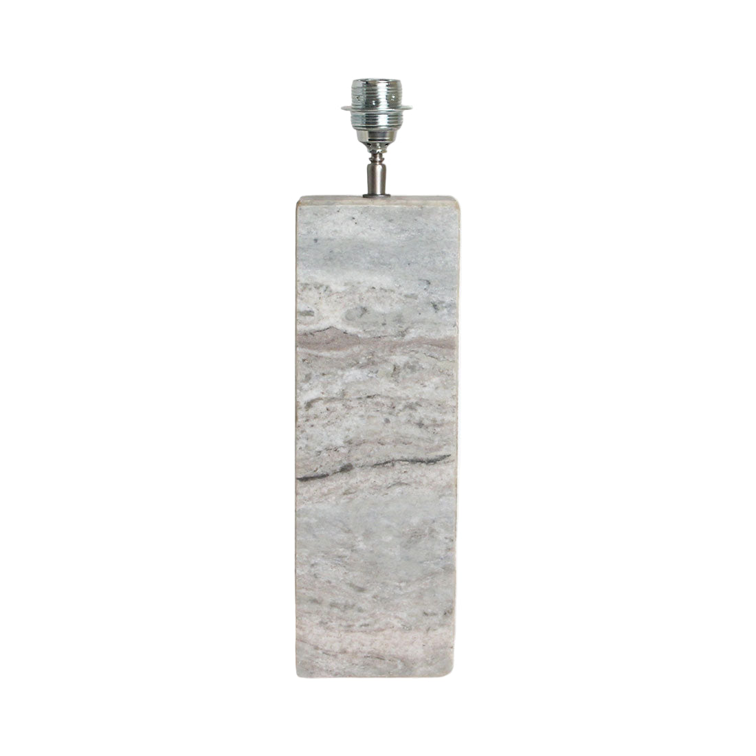 Lampvoet Fantasy Bruin Marmer Vierkant Raw Materials