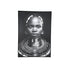 Romaan Black Polyester Painting Woman Small PTMD - Schilderij - PTMD - livinglovely.nl