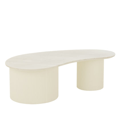 Salontafel Marmer Wit J-Line - Salontafel - J-Line - livinglovely.nl