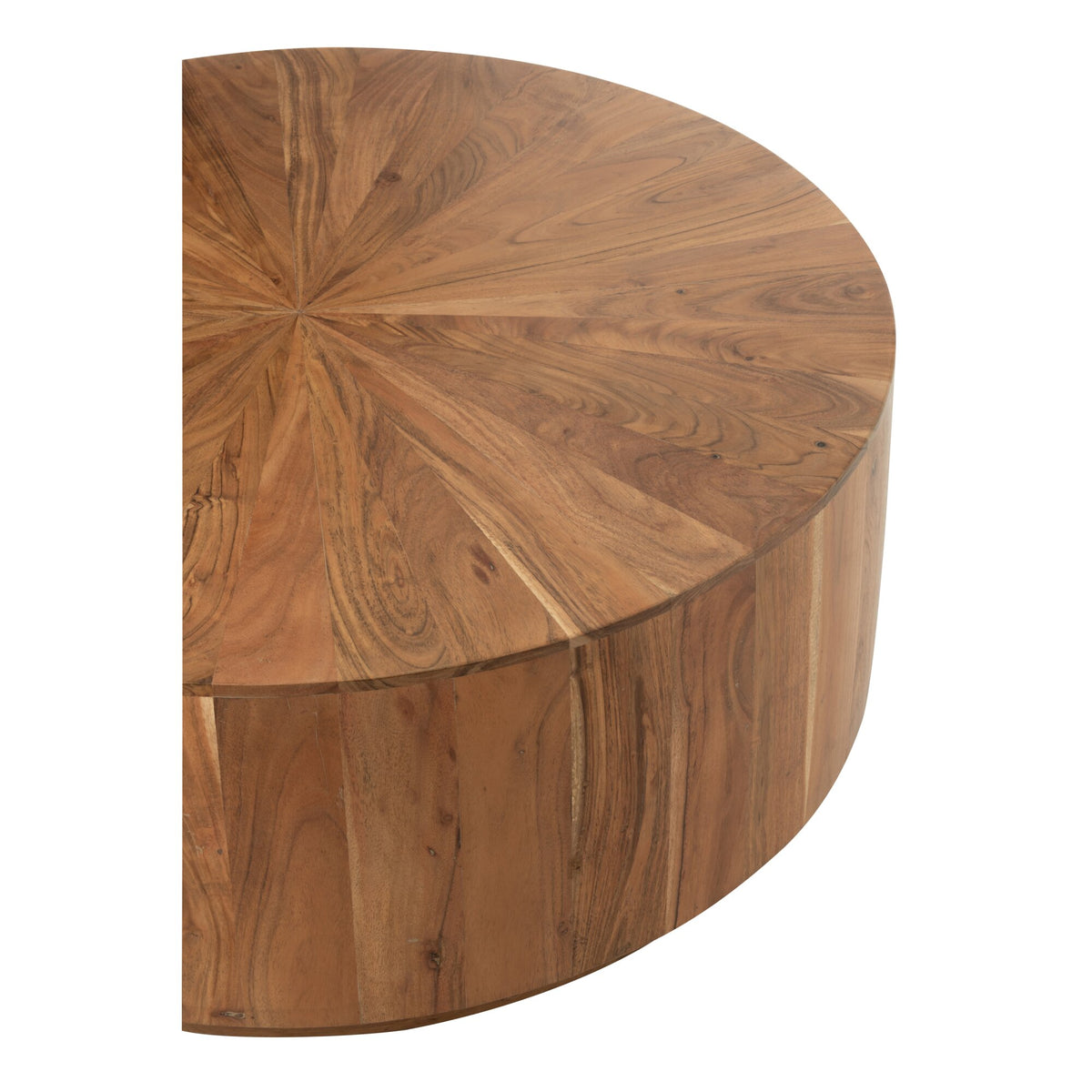 Salontafel Rond Acacia Hout/Mdf Naturel J-Line