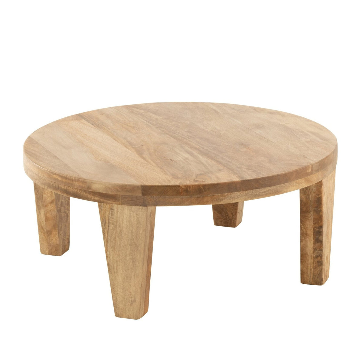 Salontafel Rond Mangohout Naturel J-Line