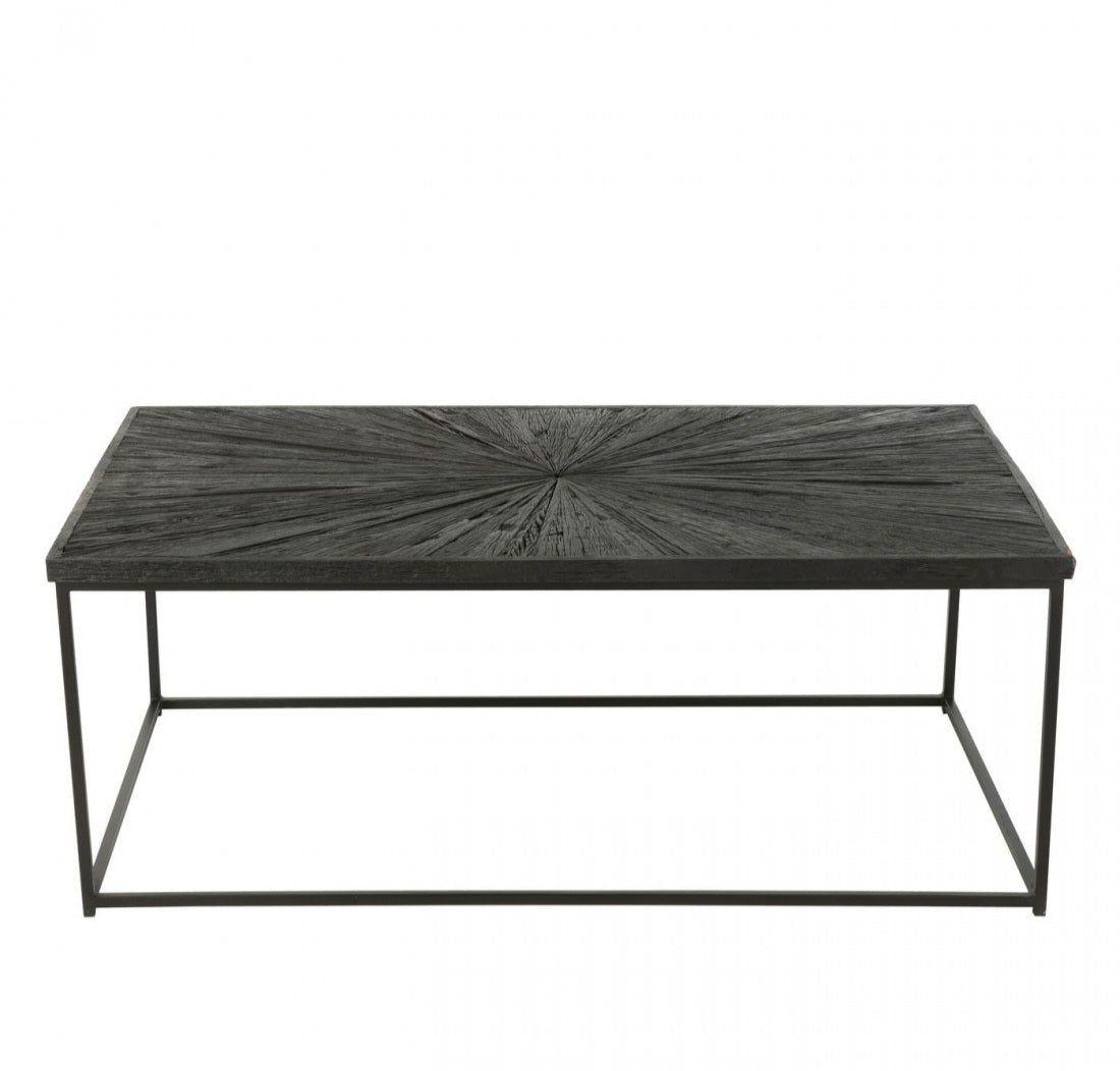 Salontafel Shanil Hout/Ijzer Zwart J-Line