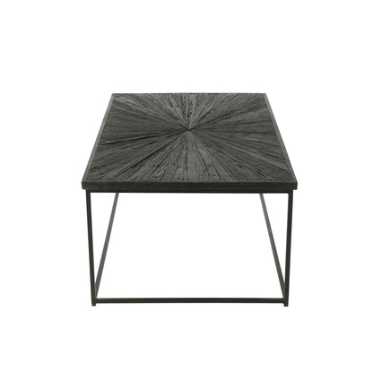 Salontafel Shanil Hout/Ijzer Zwart J-Line