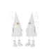 Santa Claus Led Star + Tree Metal White Small Assortment Of 2 - - J-Line - livinglovely.nl