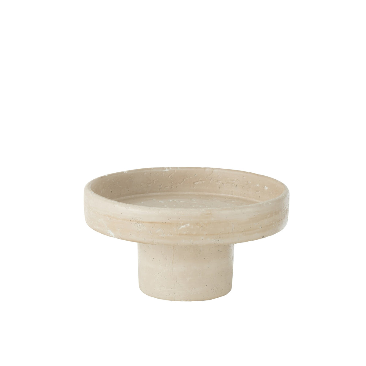 Schaal Decoratief Olina Cement Creme Small J-Line