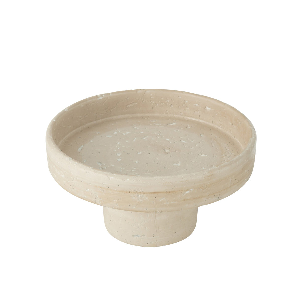 Schaal Decoratief Olina Cement Creme Small J-Line