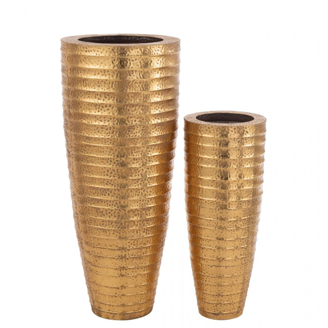 Set van 2 Vazen Metaal Egypte Metaal Goud J-Line