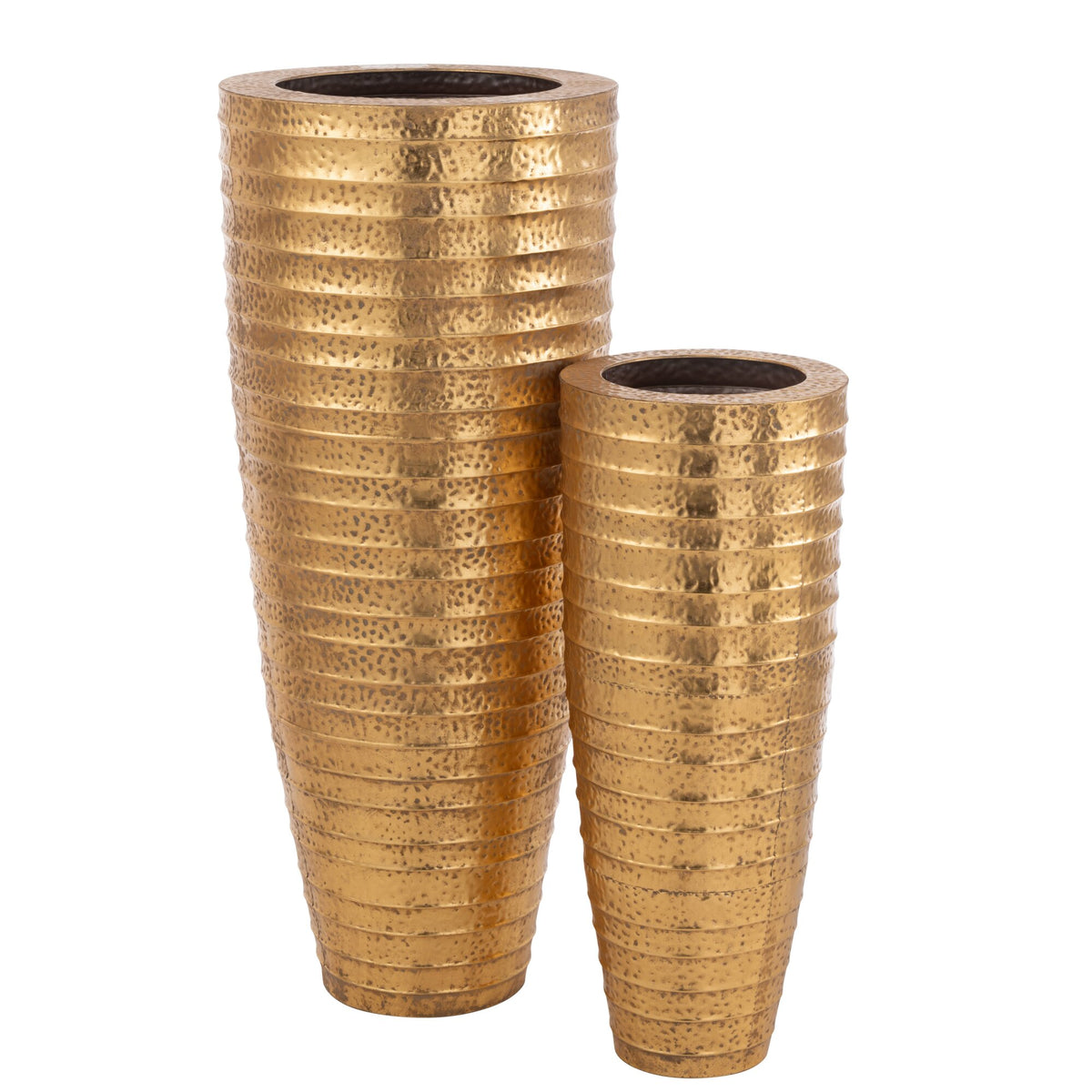 Set van 2 Vazen Metaal Egypte Metaal Goud J-Line