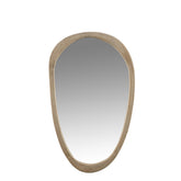 Spiegel Onregelmatig Mangohout Large 51x3.5x83cm - Spiegel - J-Line - livinglovely.nl