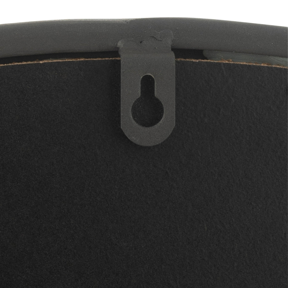 Spiegel Rond Zwart Matt Large Ø80 cm - Spiegel - J-Line - livinglovely.nl
